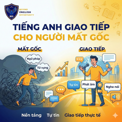 TIẾNG ANH GIAO TIẾP CHO NGƯỜI MẤT GỐC